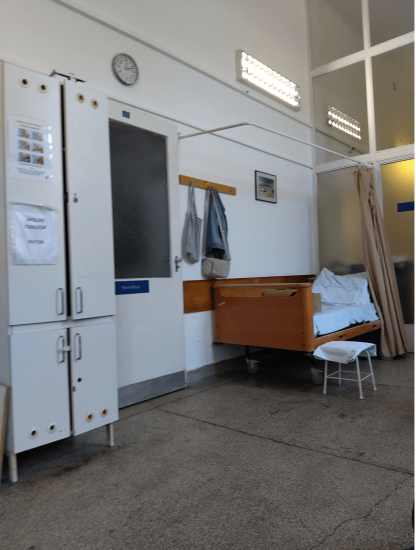 The room where patients are treated
